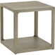 Doncaster 22 X 22 inch Smoke Grey Side Table